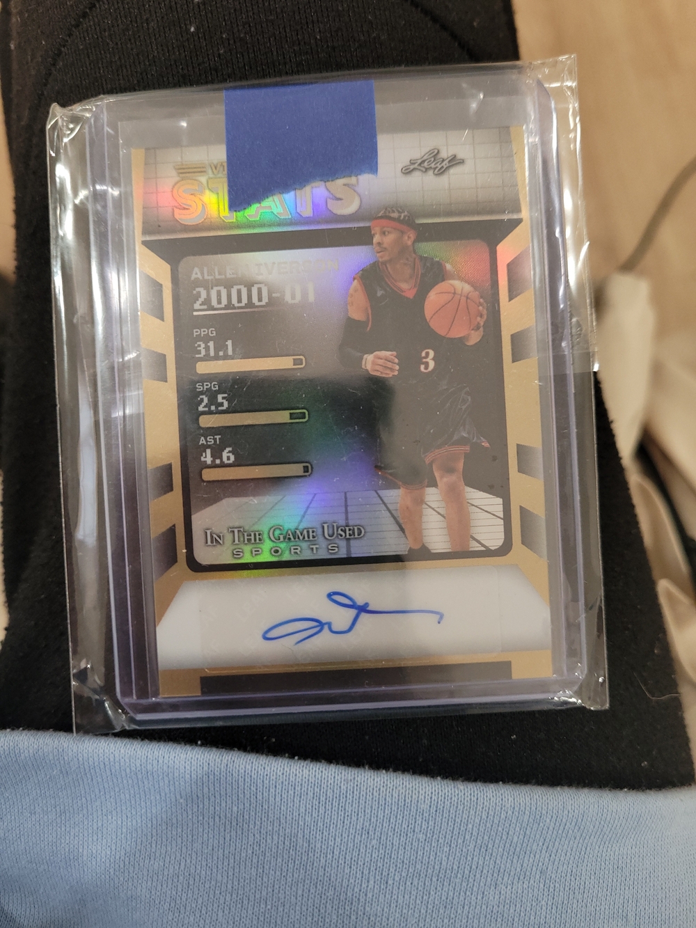 Leaf 2000-01 In The Game Used Sports Autograph Basketball Card